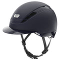 Blue equestrian horse riding helmet
