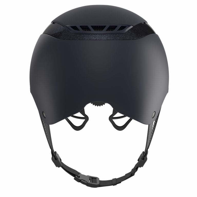 Navy blue equestrian horse riding helmet 