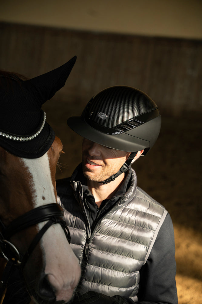 AirLuxe Pure Carbon Style Long Visor Riding Helmet