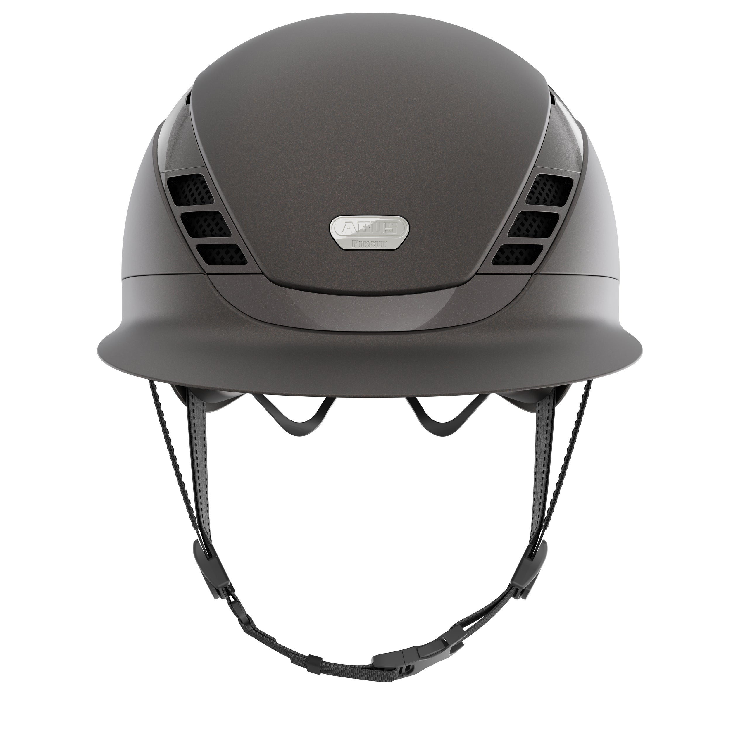 AirLuxe Pure *Limited Edition* Long Visor Riding Helmet - Matt Metallic Mocca